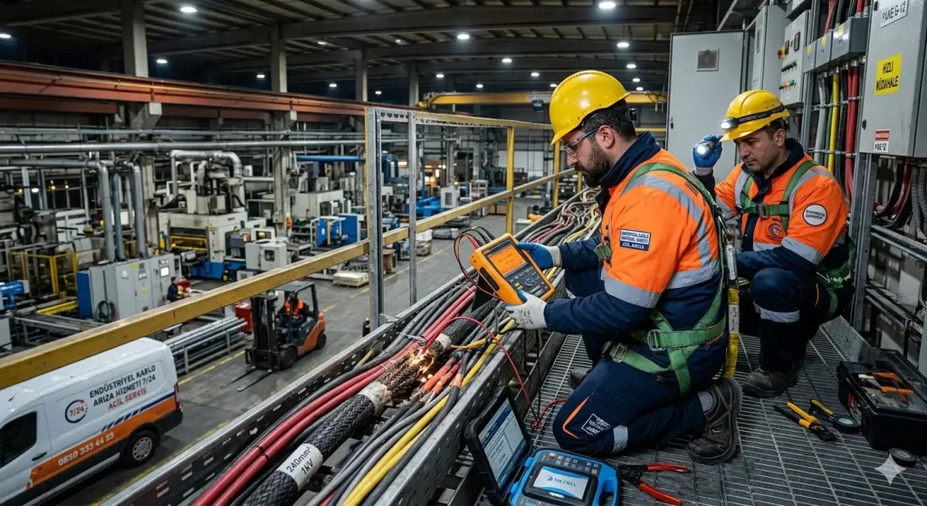 Endüstriyel Kablo Arıza Hizmeti